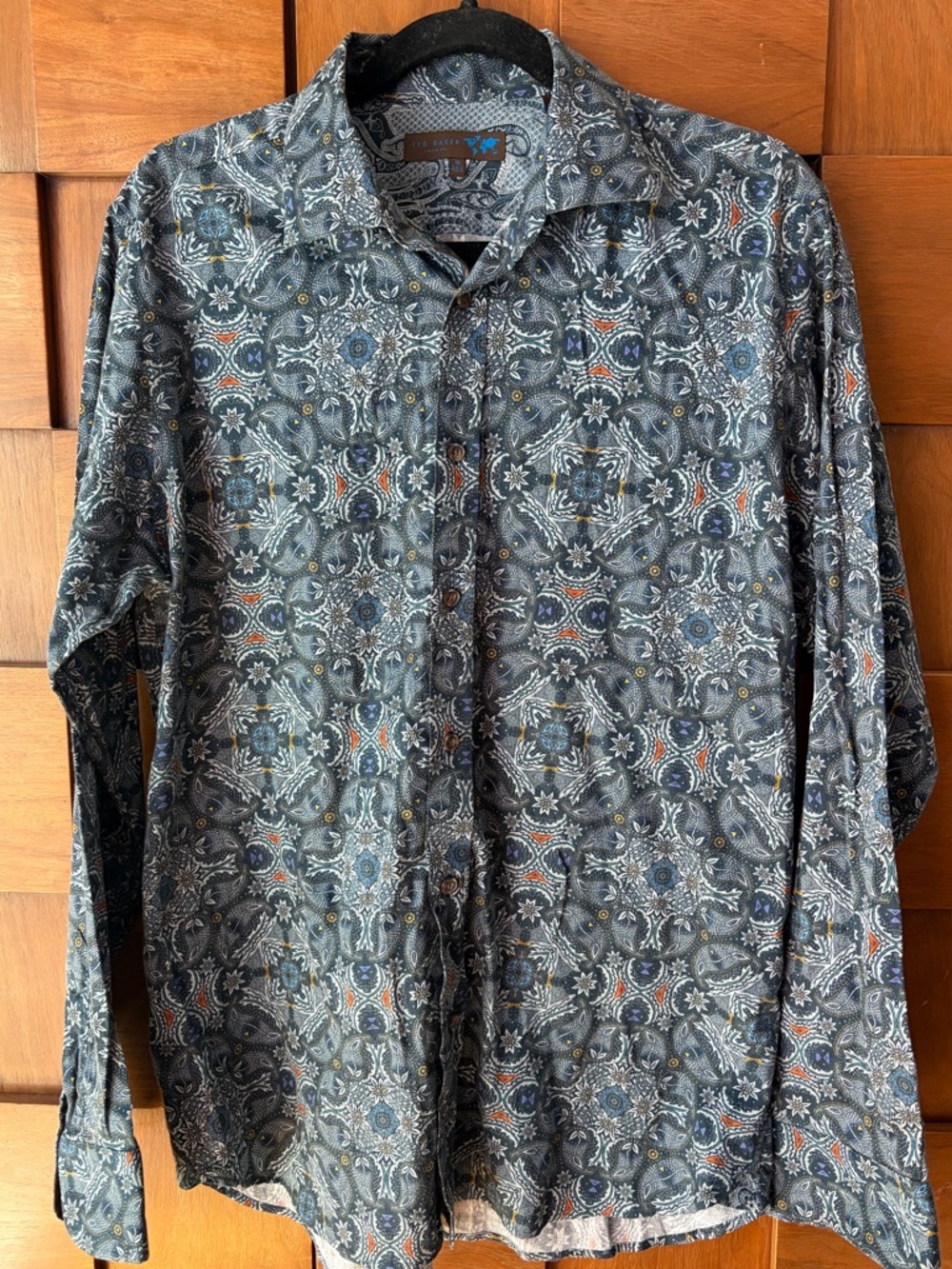 Ted Baker Paisley Button-Up Shirt